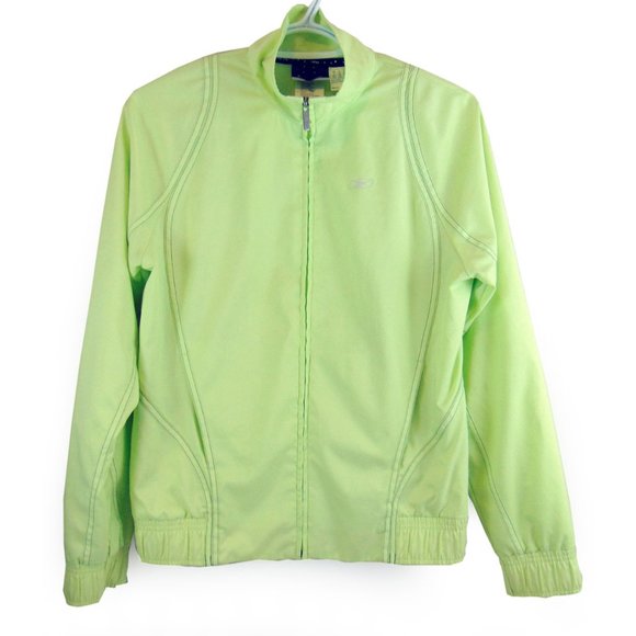 RBK Reebok Classic Lime Track Jacket - Size S - Picture 2 of 4